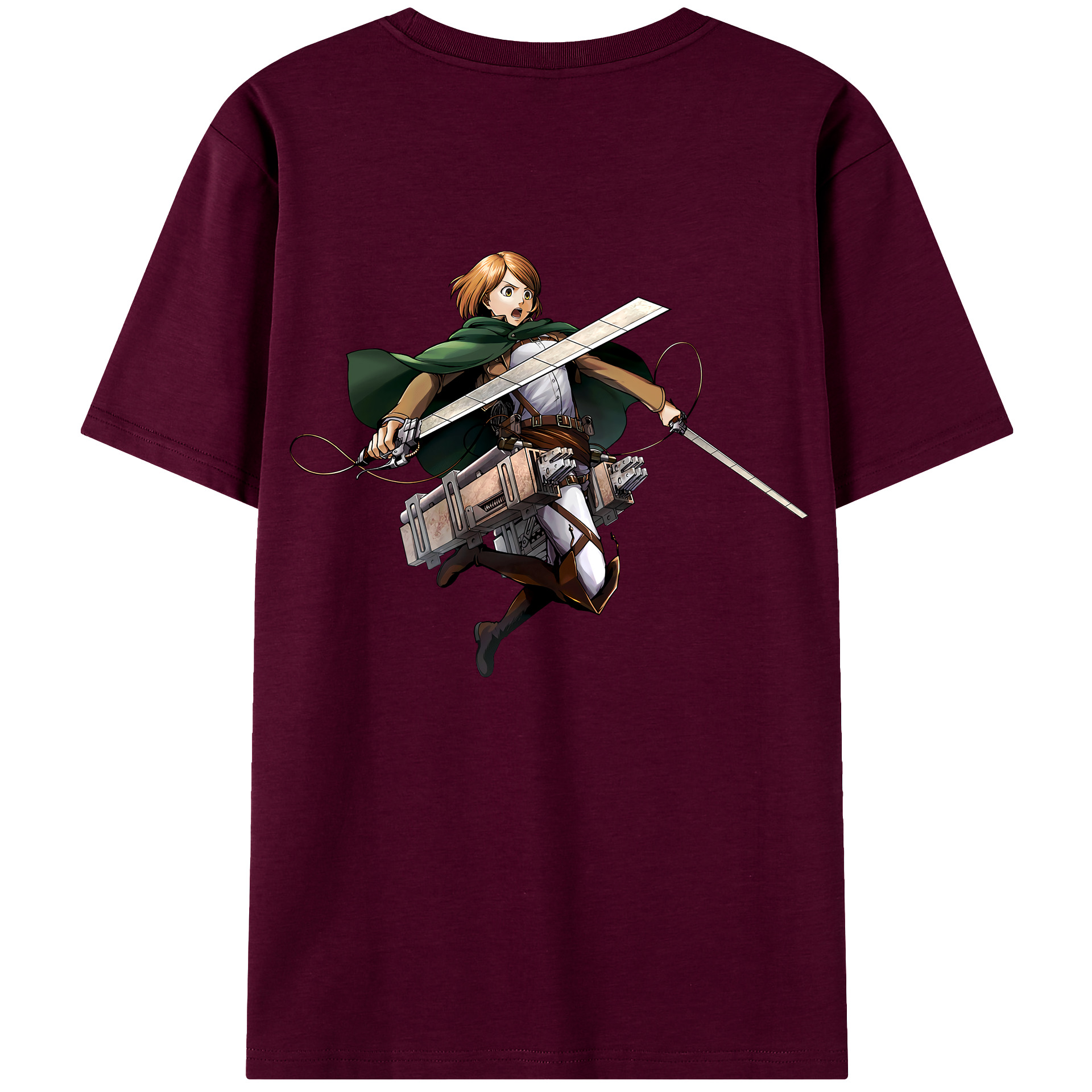 （画像用） 進撃の巨人 ペトラ·ラル Attack on Titan Petra Rall レディース半袖Tシャツ(バックプリント)
